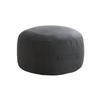Large Capacity Round Seat Cushion Cover Large Opening Multi Color Unstuffed Cushion Cover Polyester Fiber Sofa Stool Cover