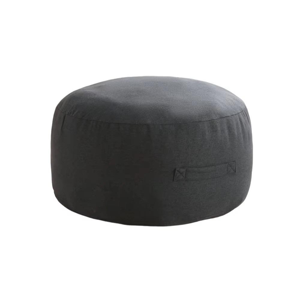 Large Capacity Round Seat Cushion Cover Large Opening Multi Color Unstuffed Cushion Cover Polyester Fiber Sofa Stool Cover