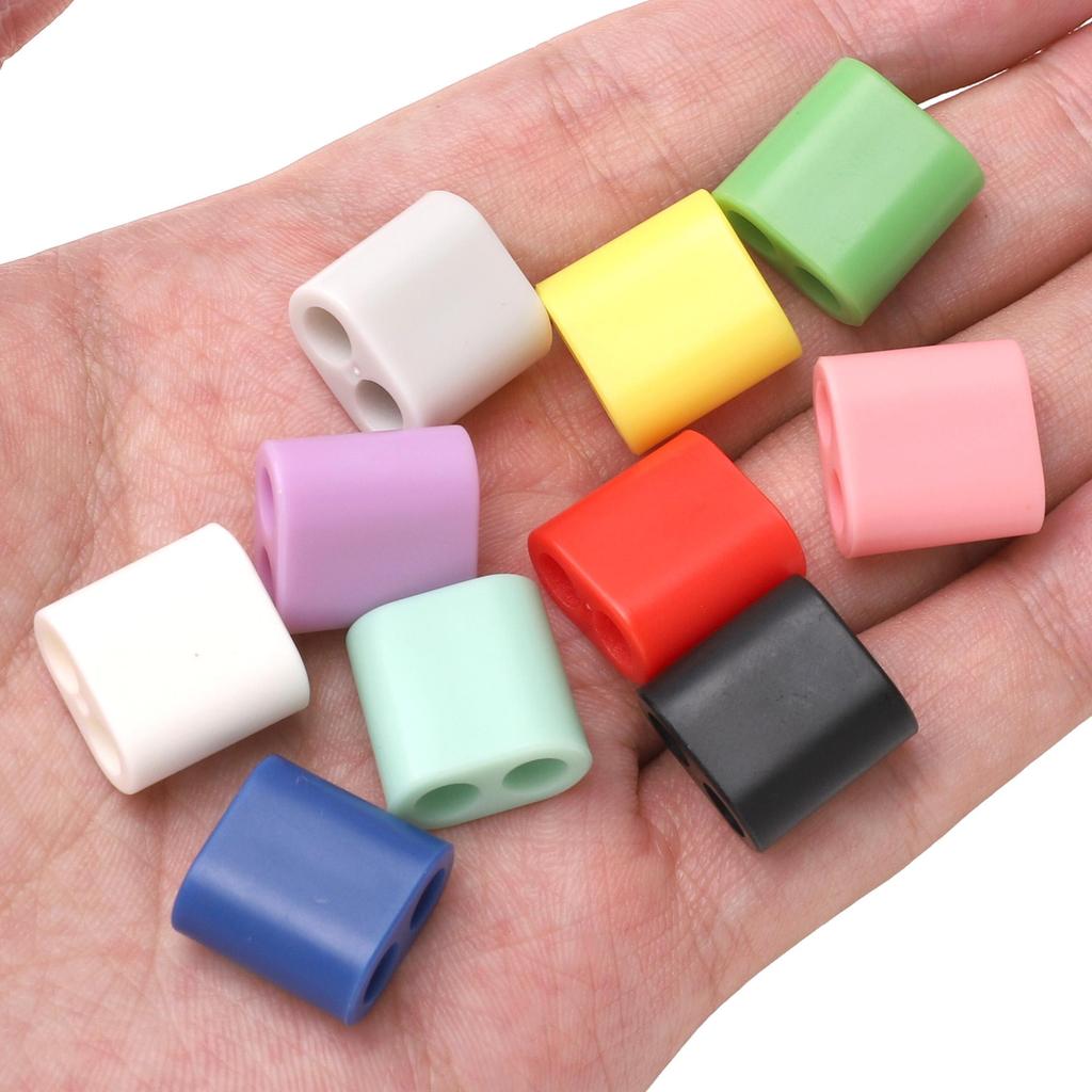 ABS Acrylic Adjustment Rope Buckle for DIY Necklace Bracelet Craft 2 Pcs