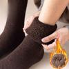 3 Pair Winter Thick Warm Knee-High Men's Wool Socks Men's Merino Calf Socks Casual Cashmere Terry Socks Fashion Stockings Men