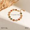 European Retro Gemstone Diamond Bracelet - Elegant Luxury Clavicle Chain for Women, Perfect for Evening Parties