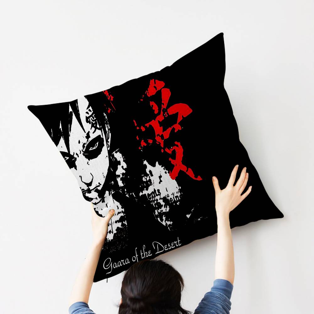 Anime G-Gaara Pillow Gift Home Office Decoration Bedroom Sofa Car Cushion Cover case 45x45
