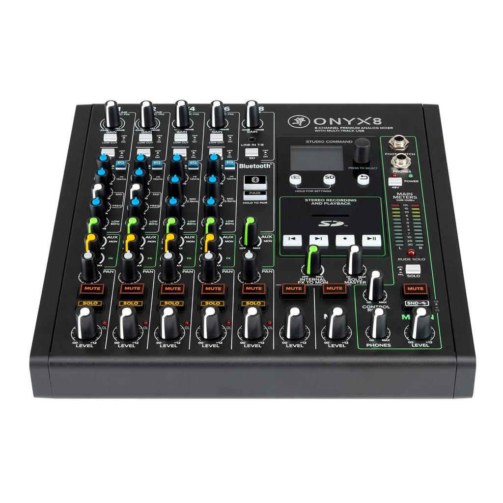 MACKIE recording premium analog mixer with USB Onyx8 Multi-track built-in I/O