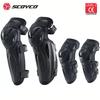 SCOYCO Motorcycle Knee Pads Elbow Combo Protective Gear Men Women Motorbike Racing Sport Guard CE2 Level Anti-fall MTB Knee Pads