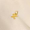 CARLIDANA INS New Fashion Initial Charm Stainless Steel 18K Gold Plated Letter Pendant Alphabet Necklace for DIY Jewelry