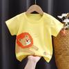 Children's Pure Cotton Short-Sleeved T-Shirt: Summer Style for Girls & Boys
