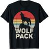 Vintage Retro Wolf Pack T-Shirt