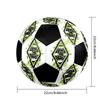 Pallone da Calcio Borussia Taglia 5 Colorato Cucito a Macchina PVC Pronto per la Competizione Resistente Alta Rimbalzabilità