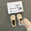 Retro Round Head Platform Big Head Shoes Lace-up Rain Boots Women's 2025 Summer Fashion Solid Color Non-slip Platform Casual Short Boots