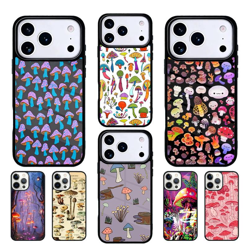 Mushroom Mobile Phone Case Compatible with IPhone 17 16 15 14 13 12 11Pro Max 17 Air Cover