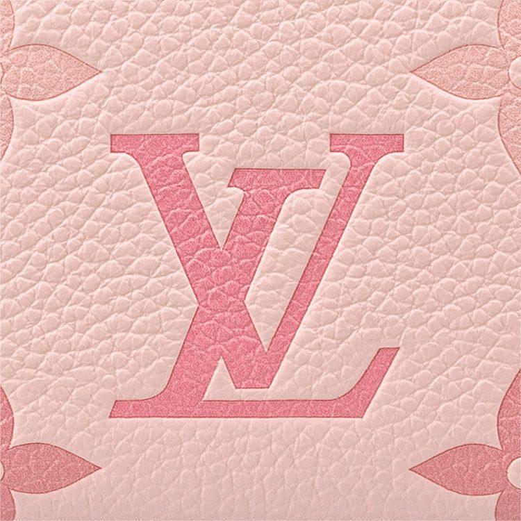 LOUIS VUITTON Cow Leather Coin Purse Regular Women's Gradient Pink M82204