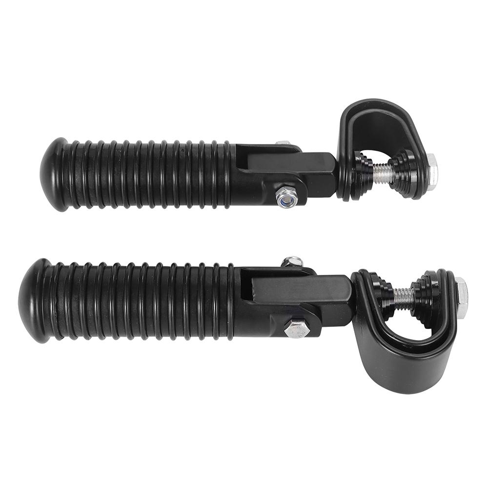 Engine Guard Footpegs Motorbike Parts Foot Pegs Pair Of Motorcycle Foot Pegs Clamp Footrest Mount For 1in Engine Crash Guard
