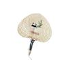 Vintage Cattail Fan Chinese Style Handheld Fan Home Decor Crafts Woven Fan  Wedding Party