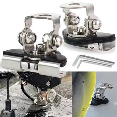 New1/2Pcs LED Light Bar Mounting Bracket LED Work Light Clamp Holder Hood Fog Light Lamp Holder Off Road Auto Accessories
