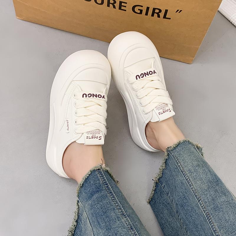 Mode CRLAYDK Klassiska Damsneakers Bekväma Mules Slip On Casual Plattformskor Backless Skor Gångskor Damer Slides