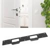 Door Strike Plate Double Holes Steel Reinforced Strong Easy Install Security Stike for 5‑1Celsius2in To 6in Hole Center Distance