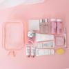 Large PVC Waterproof Cosmetic Bag with Multi-functional Compartments and Wet-Dry Separation