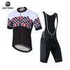XINTOWN Cycling Jersey Set Short Sleeve Bib Shorts Mens Road Bike Riding Wear