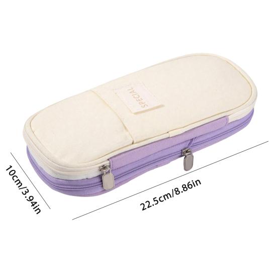 Yousheng Large Capacity Pencil Case Portable Office Supplies School Students Stationery Makeup Bag Multifunctional Storage Organizer Zipper Pouch