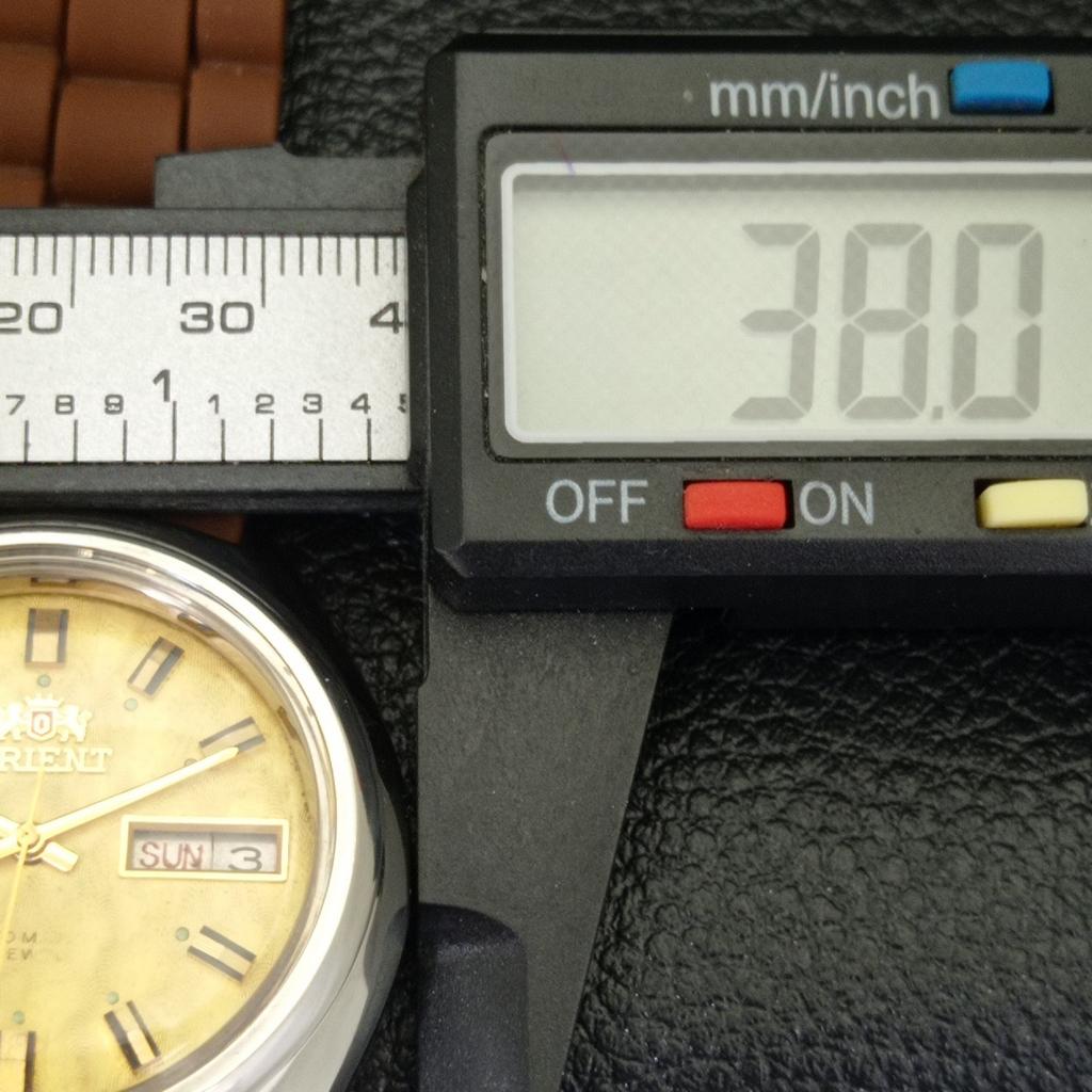 USED ORIENT AUTOMATIC 46941 JAPAN MENS DAY&DATE ORIGINAL DIAL WATCH a433064-2 R114-a433064