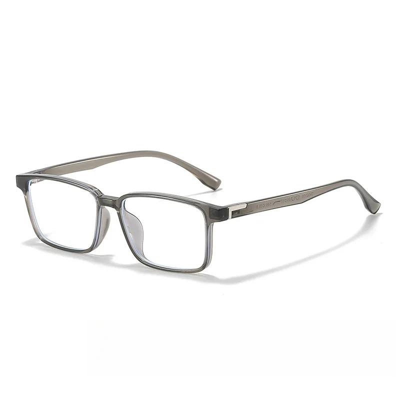 New Ultra Light TR90 Square Anti Blue Light Glasses High-end Simplicity Comfortable Business Men and Women Plain Eyeglasses