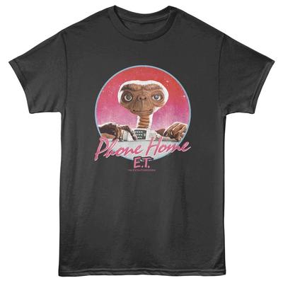 E.T. The Extra-Terrestrial 1982 Movie Phone Home Circle Photo Men's T Shirt