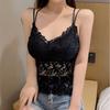 Women Lace Embroidery Bralettes Hollow-out Beauty Back Sexy Vest Lingerie Female Bra Padded Tube Tops Underwear