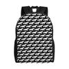 Horse Print Backpack Black and White Daily Backpacks Female Pretty School Bags Colorful Pattern Rucksack
