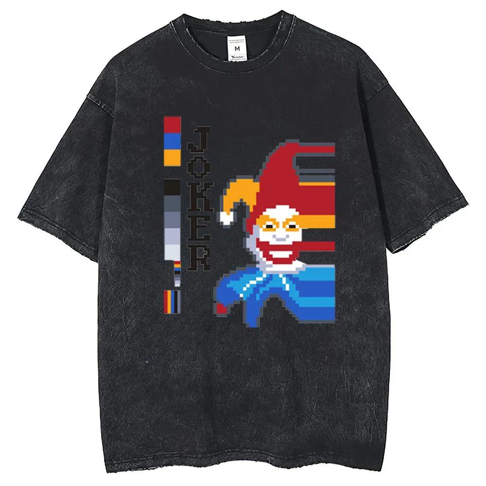 Balatro Hra Karty Žolík Doplňky Harajuku Prané Košile Vintage Trička Harajuku Vtipné Streetwear Krátký Rukáv Grafická Trička