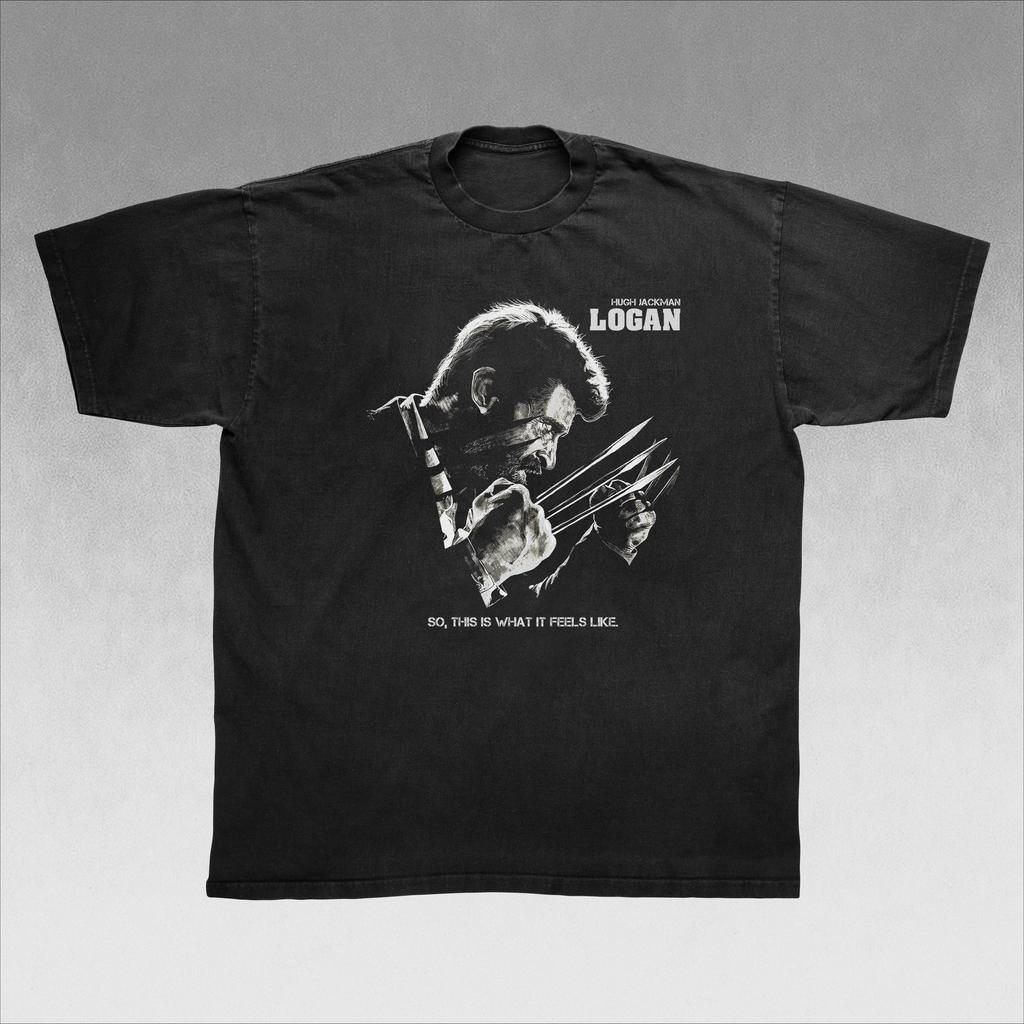 Vintage Hugh Jackman Graphic Tshirt for Men Women Prue Cotton Tee Fitness Print Workout Tee Streetwear Harajuku Men Clothing Top