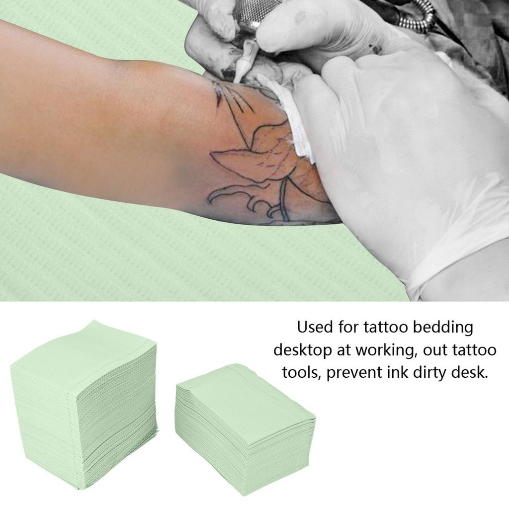 Tappetini Impermeabili Usa e Getta Tovaglie Tappetini Pulizia Sottotappetini Strumenti Bellezza Tatuaggio Blu