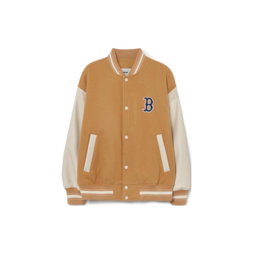 MLB Baseball Jacket Unisex Sand Yellow 3AJPB0131-43SAS S