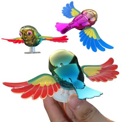 1/2Pcs Imitation Bird Car Decorative Flying Birds with Wind-Activated Swinging Wings Wind