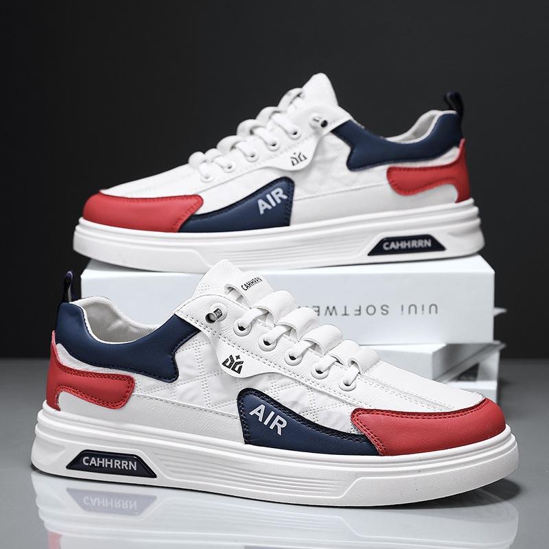 

Live 2025 new leather overalls, board shoes, men s little white tide shoes, youth spring men s shoes, sports and leisure shoes 39