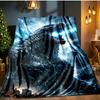 Giant Monster Rampage Blanket Flannel Throw for Sofa, Indoor, Camping, Living Room, Office, Chair, And Bed Soft Birthday Gift
