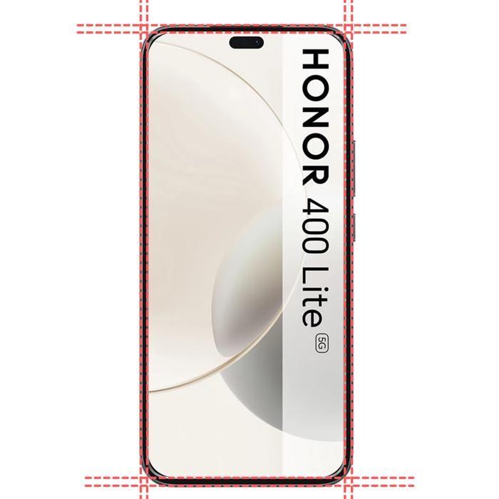 Tempered Glass - Phonillico® - Honor 400 Lite 5G - Pack of 2 - Scratch Resistant - Screen Protector