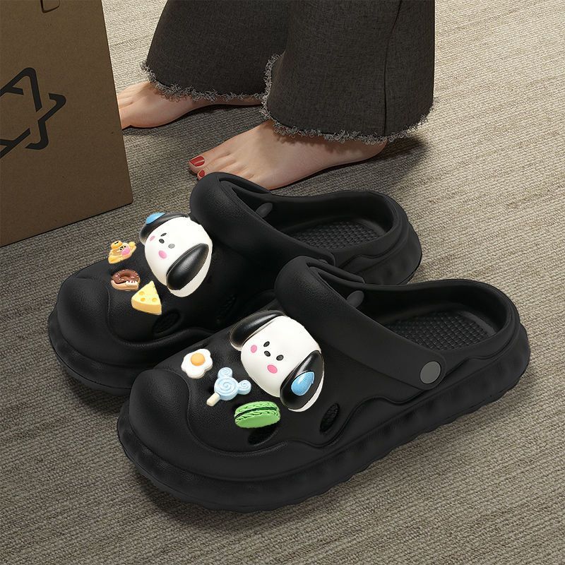 

Тапочки женские летние милые домашние нескользящие бытовые на платформе для пары летние Size 38-39