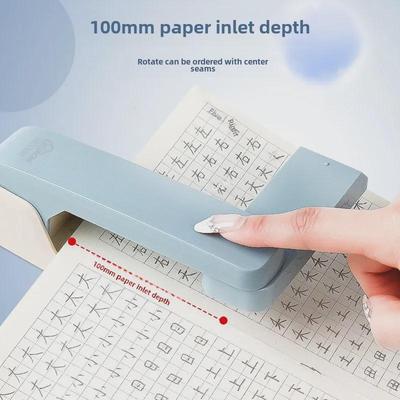 Multifunctional 360° Rotating Large Stapler for Students and Office Center Binding