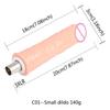 FREDORCH Sex Machine Attachment 3XLR 3PRONG Attachment Dildo For Women and Men Sex Masturbation Love Machine Dildo Sex Toys