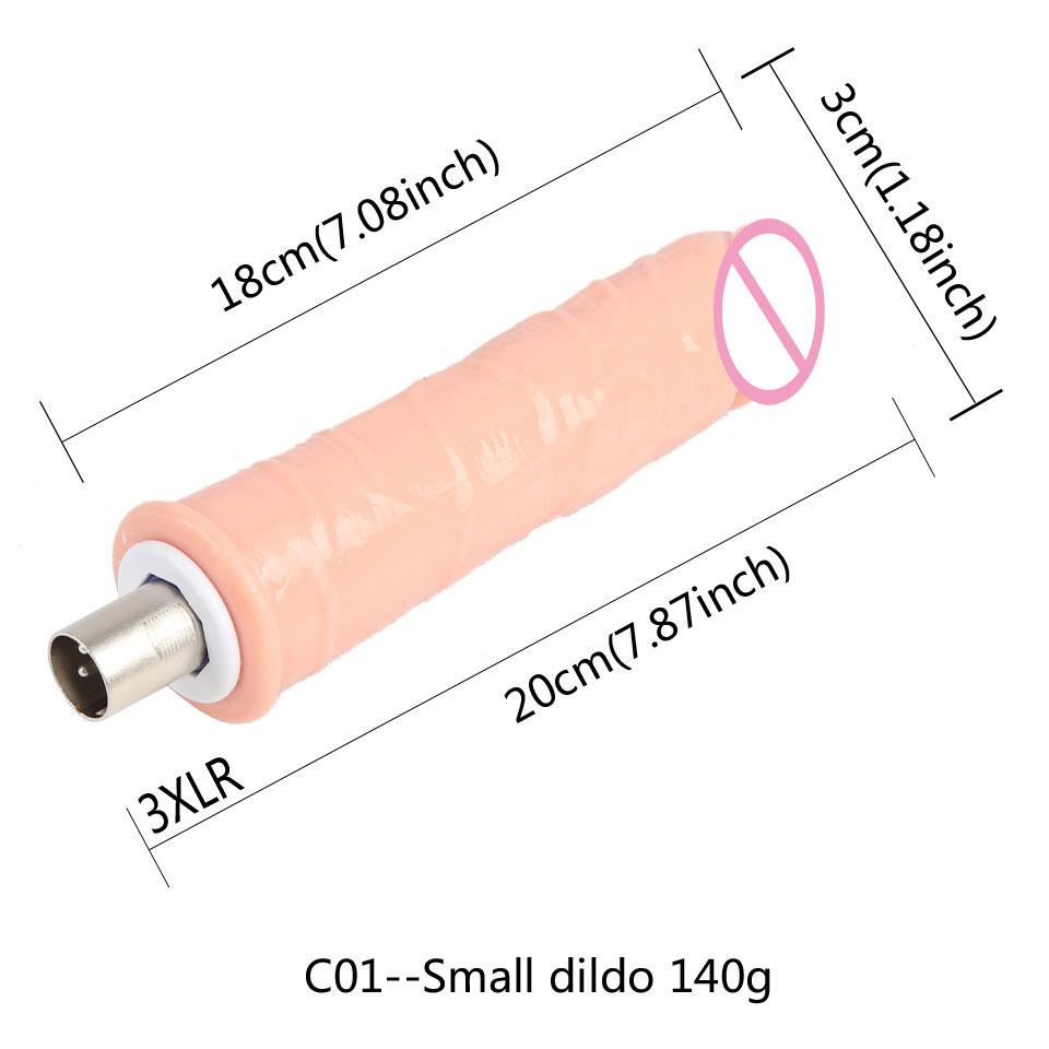 FREDORCH Sex Machine Attachment 3XLR 3PRONG Attachment Dildo For Women and Men Sex Masturbation Love Machine Dildo Sex Toys
