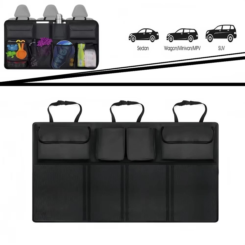 Multifunctional Rear Seat Storage Bag Waterproof Car Interior Organizer Car Trunk