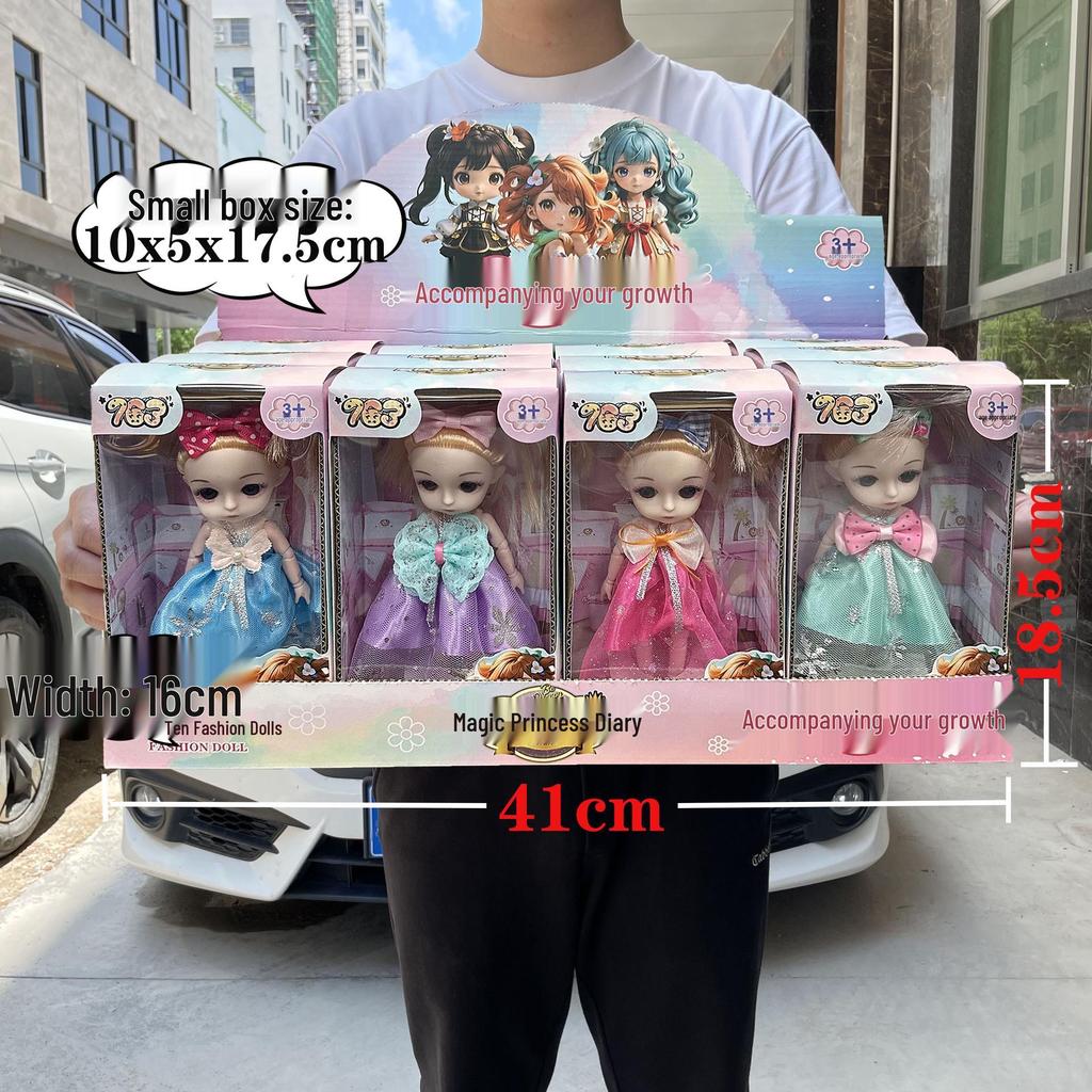 Princess Barbie Doll Role-Playing Toy Gift Box for Girls