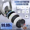R40 Interfejs Filtr Maski Gazowej 40mm Pochłaniacz Respiratora Praktyczny Akcesorium Zamienne maska Maska gazowa chemiczna Respirator