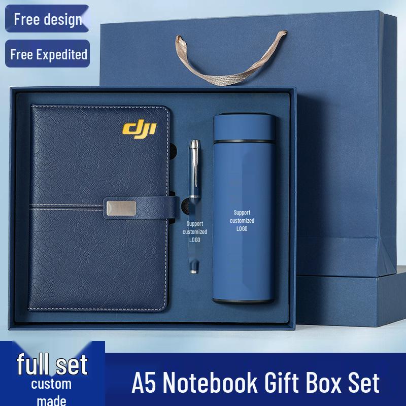 Customized Insulated Cup & Notebook Gift Set for High-End Business Meetings and Souvenirs