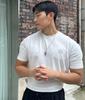 Jimpeullis [2Pack] Signature Small Logo Muscle Fit Short Sleeve Tee