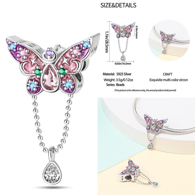 Copper Classic Purple Retro Heart Shape Lotus Angel Pattern Charms Beads Fit Necklace Bracelets Pendant Diy Jewelry