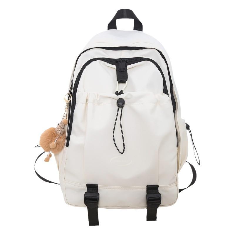 Backpack girls high value small fresh computer backpack large capacity drawstring sports style junior high school college student schoolbag