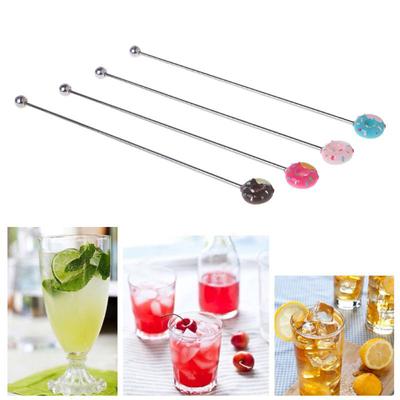 Donut Shape Agitator Wine Cocktail Stirrer Mixing Bar Tool Stirring Stick Swizzle Stick Drink Mixer