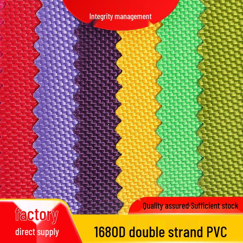 1680D Double-Strand PVC Polyester Oxford Cloth for Luggage, Camping Gear, and Shoe Materials.