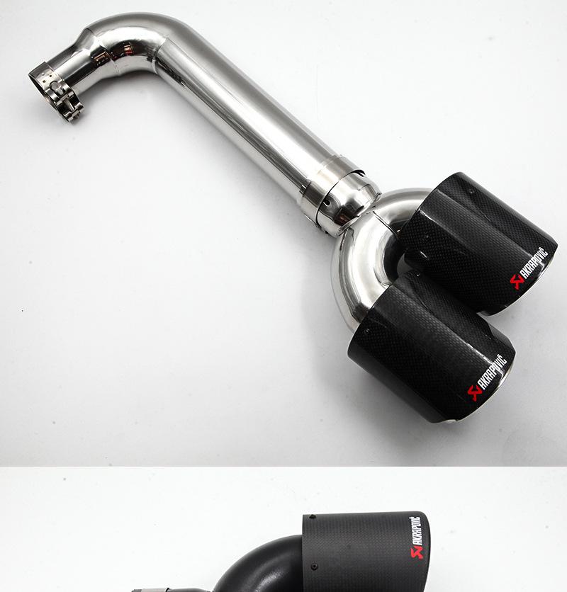 Geely Xingrui Akrapovic Carbon Fiber Dual-Outlet Exhaust Tailpipe Cover